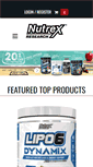 Mobile Screenshot of nutrex.com